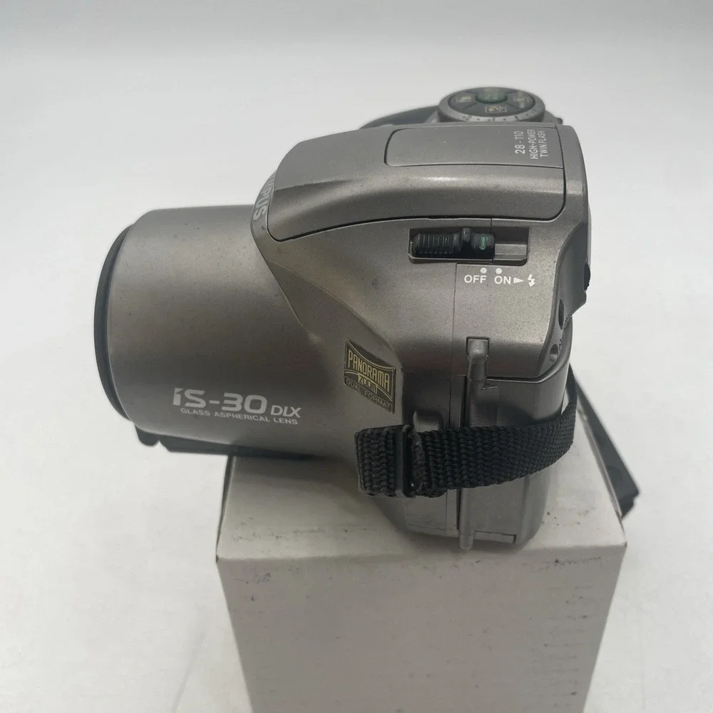 Olympus 28-110  High Resolution 35mm Film Camera Panorama 4X Zoom+Battery-Tested